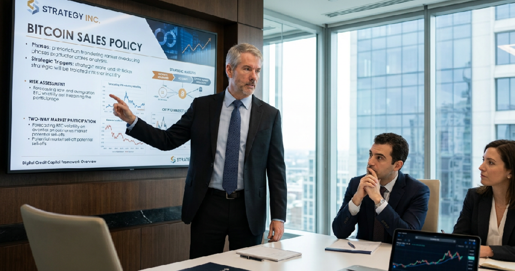 JP Morgan warns new company Bitcoin sales policy Strategy's Bitcoin sales policy: JP Morgan warns new company Bitcoin sales policy