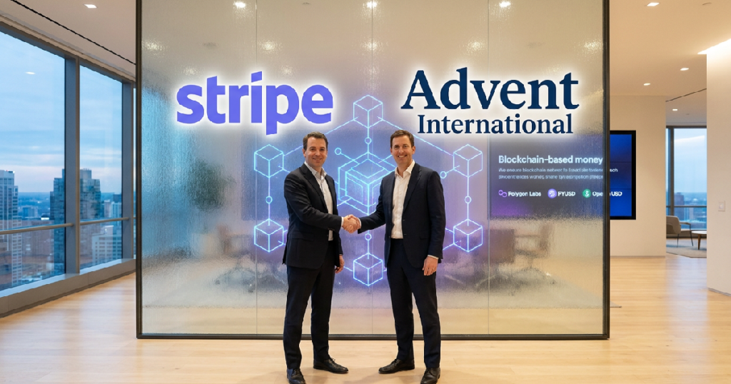 Stripe Advent International: Stripe and Advent International reportedly offer