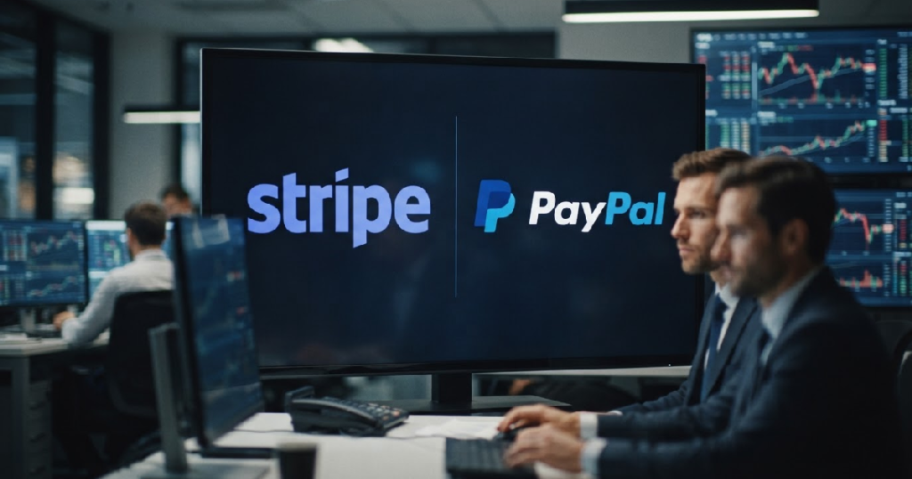 Stripes reported PayPal bid and Swift's blockchain push