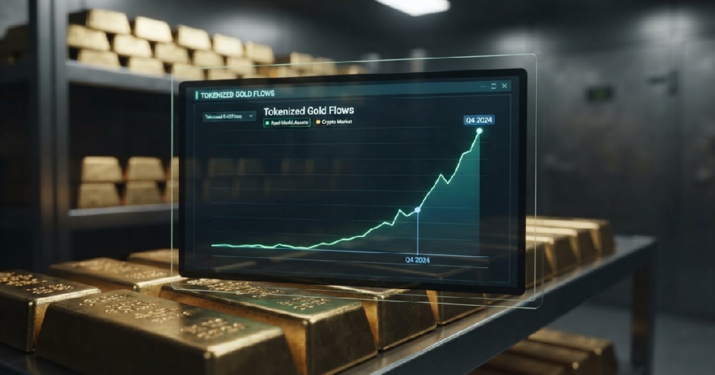 Tokenized gold flows emerge as crypto's new bull signal amid capital shift