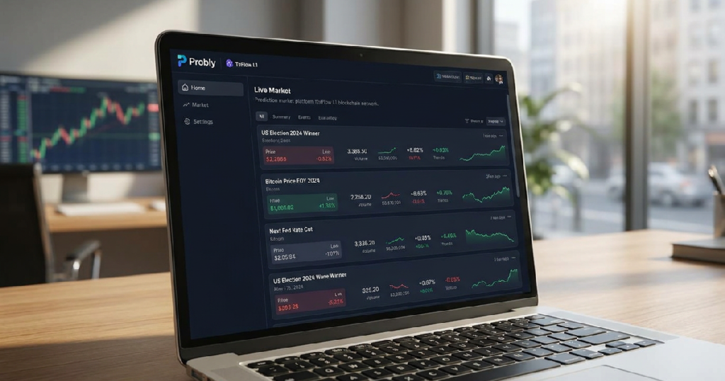 Probly prediction market: TxFlow L1 launches Probly, its new prediction market platform