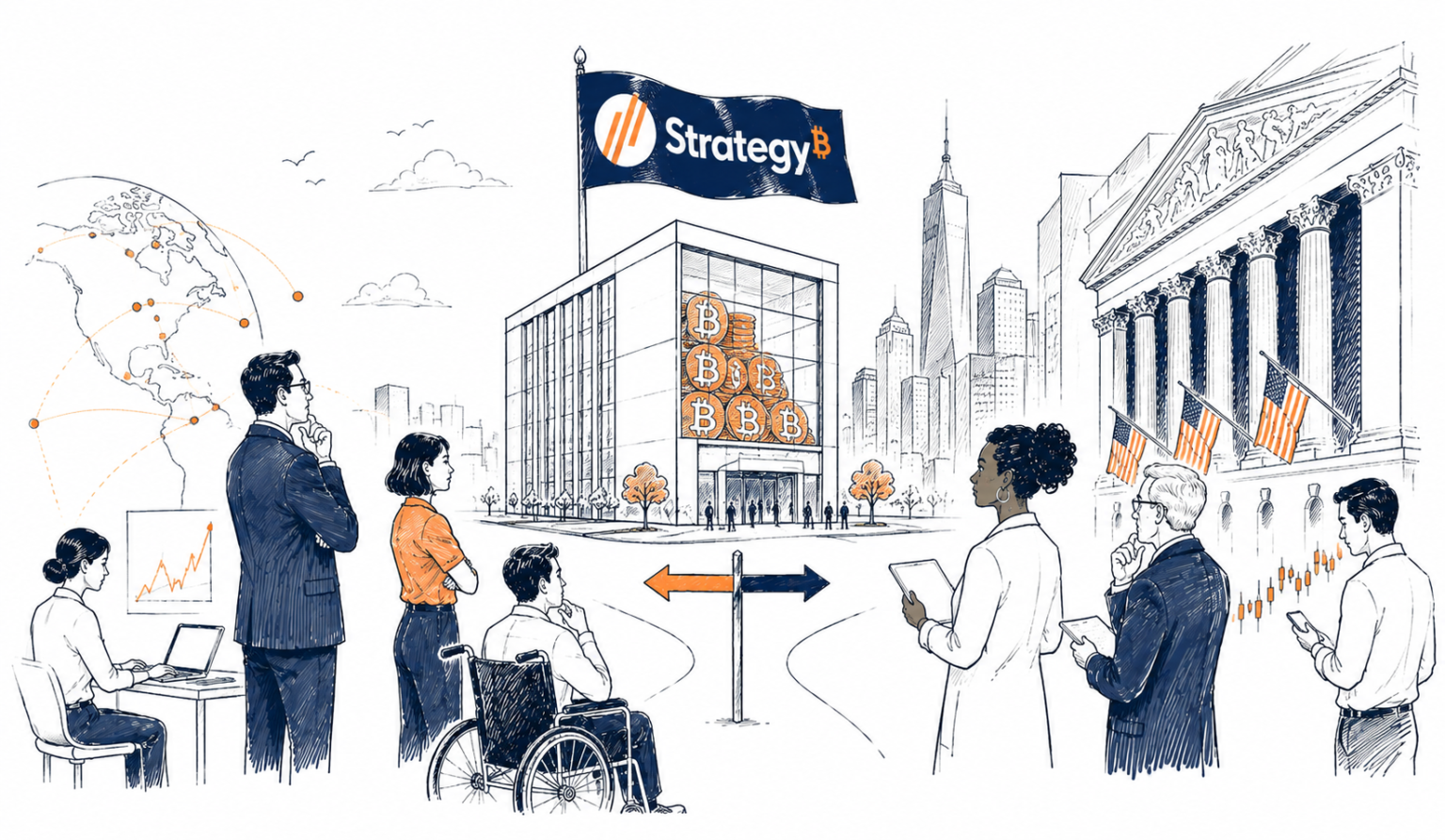Strategy Has Accumulated So Much Bitcoin That Wall Street Has to Decide What It Is strategy bitcoin msci wall street