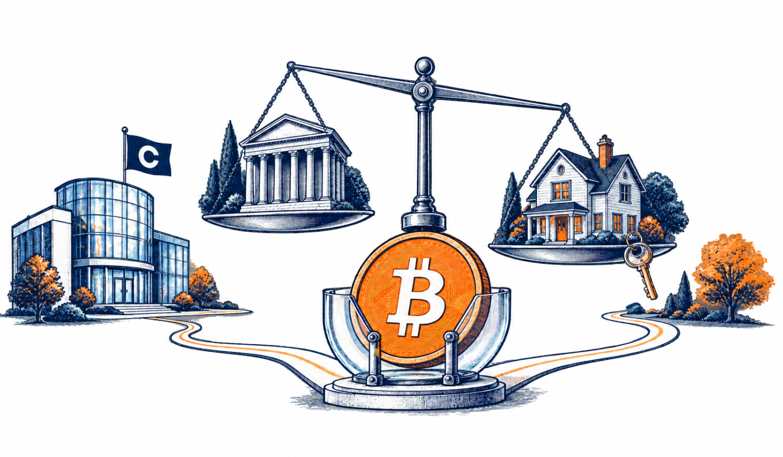 bitcoin collateral mortgage down payment