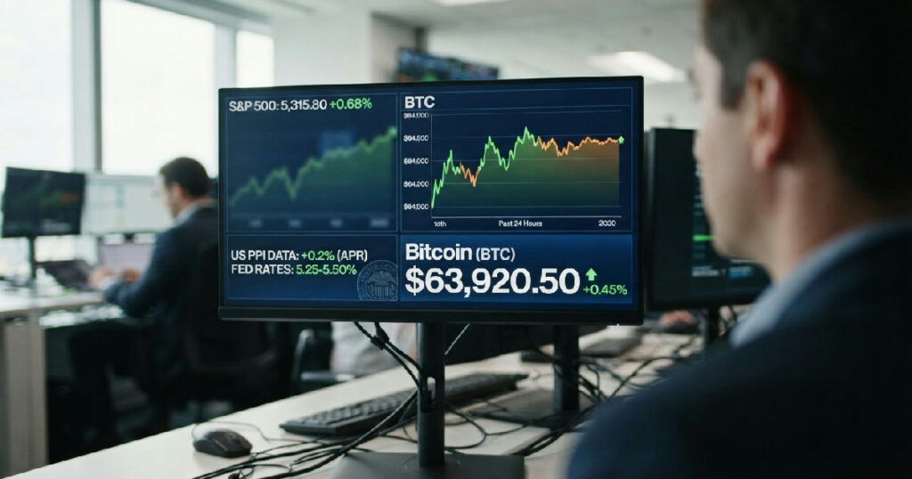 Bitcoin holds near $64,000 after cooling US inflation data calms rate hike fears