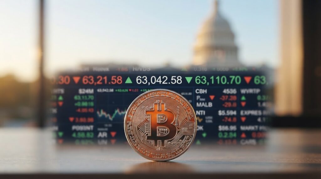 Bitcoins 63k fight as CPI calms Fed rate fears Bitcoins 63k fight as CPI calms Fed rate fears