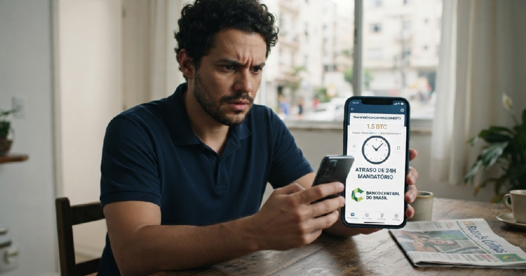 Brazil crypto transfer delay: Brazil Central Bank mandates 24-hour delay for large crypto transfers