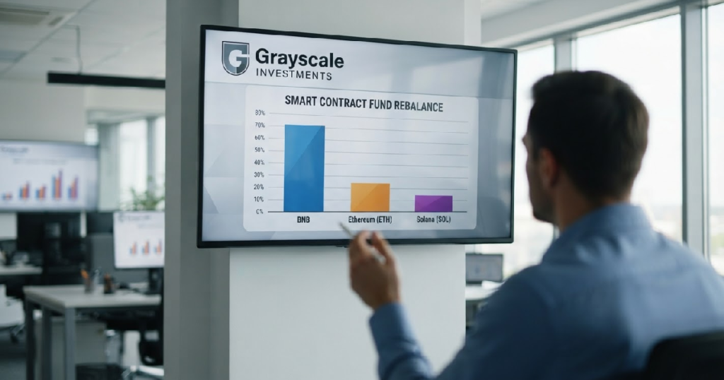 Grayscale Investments rebalances Smart Contract Fund Grayscale fund rebalance: Grayscale Investments rebalances Smart Contract Fund