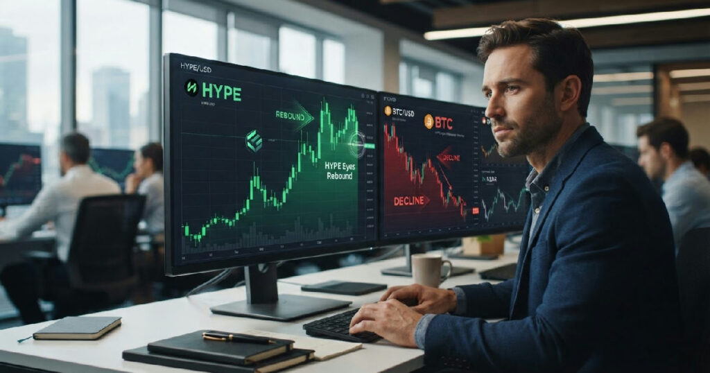 Hyperliquid Eyes Rebound as Bitcoin’s Decline Accelerates, SHIB and NEAR Face Pressure Hyperliquid Eyes Rebound as Bitcoin's Decline Accelerates, SHIB and NEAR Face Pressure