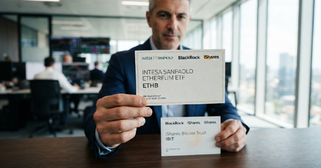 Intesa Sanpaolo Ethereum ETF: Intesa Sanpaolo Shifts Crypto Strategy, Tripling Ethereum ETF Holding Amid Bitcoin Divestment