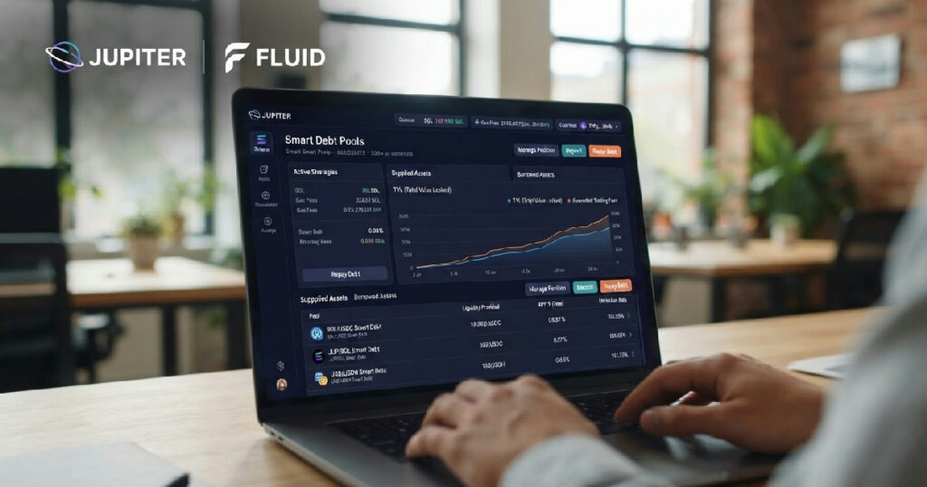 Jupiter Smart Debt: Jupiter Lend v2 introduces Smart Debt for Solana assets, allowing trading fees