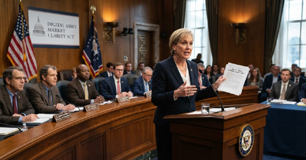 Lummis Warns Democrats: Pass Crypto Clarity Act or You Killed It