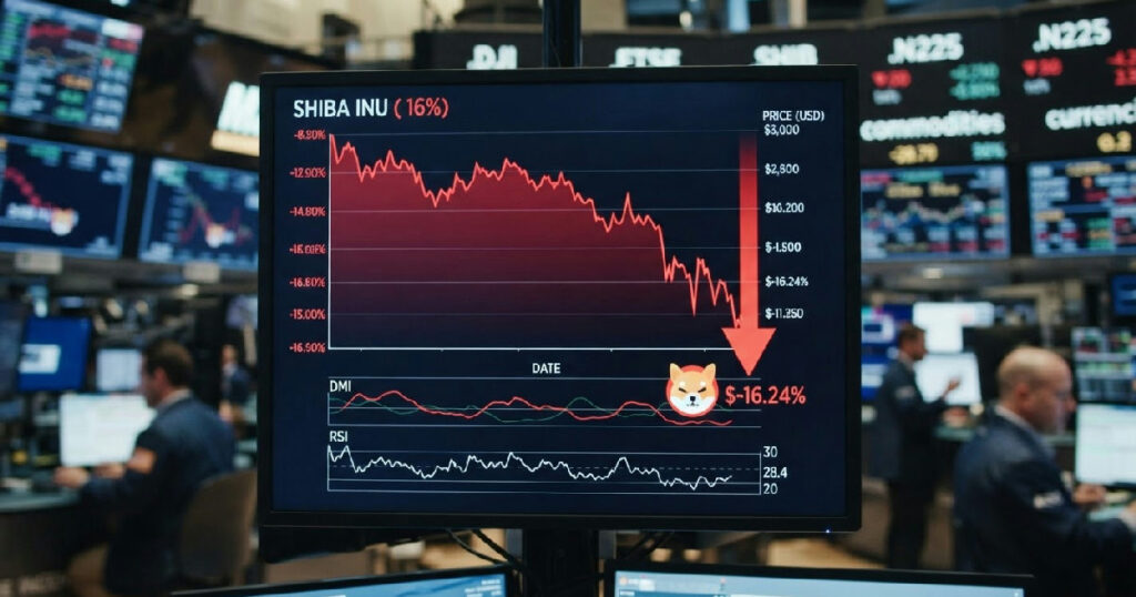 Shiba Inu tumbles 16% as tariff war fears drive selling pressure