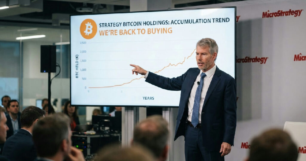 Strategy Bitcoin buying: Strategy Resumes Bitcoin Buying, Saylor Declares 'We're Back