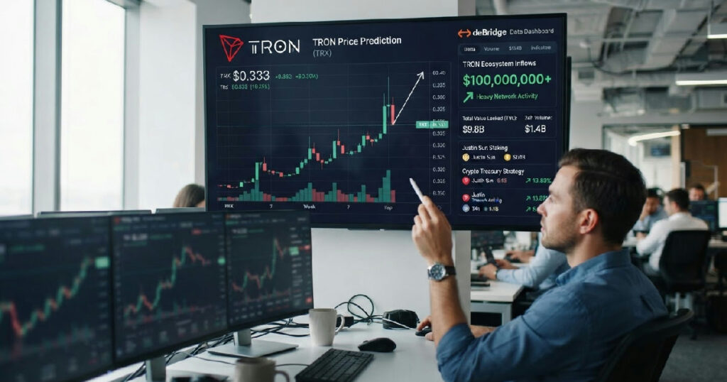 TRON price prediction targets $0.40 as heavy network inflows lift TRX