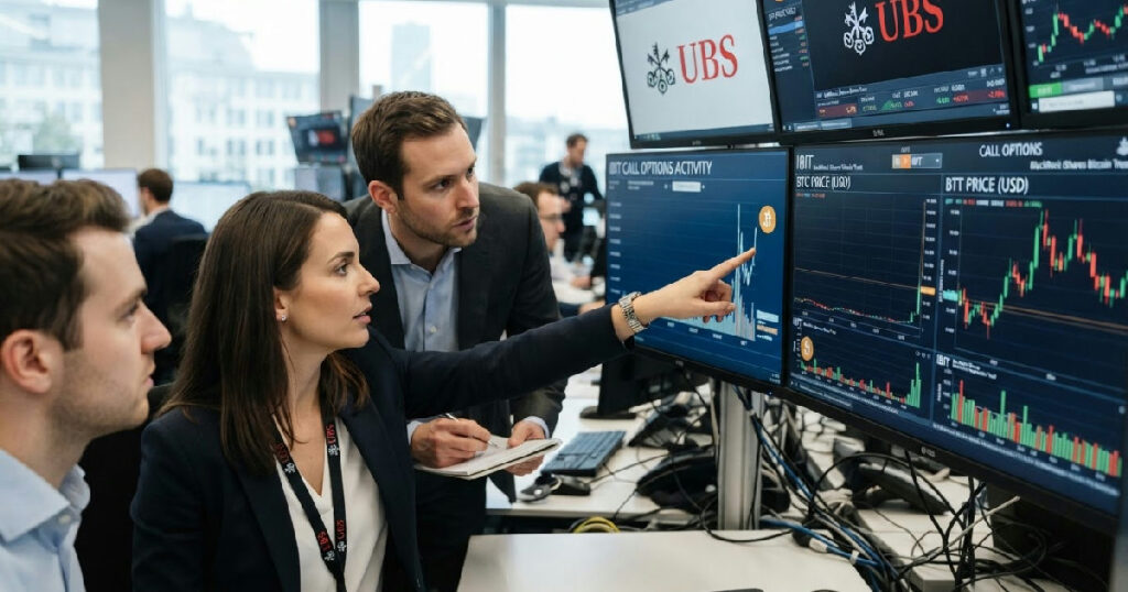 UBS dramatically increases Bitcoin ETF call options, signals aggressive crypto strategy