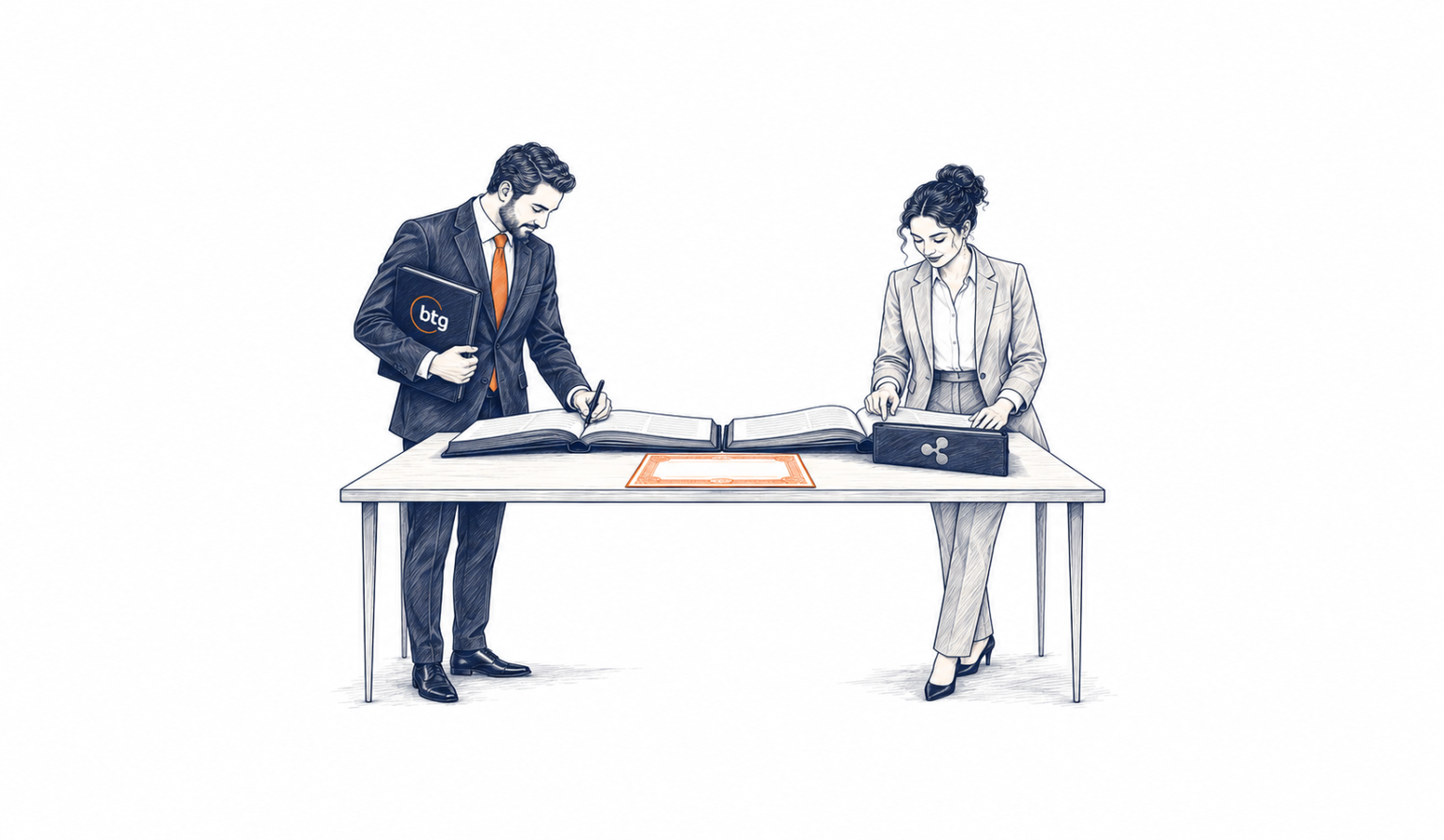XRP Ledger, BTG Pactual