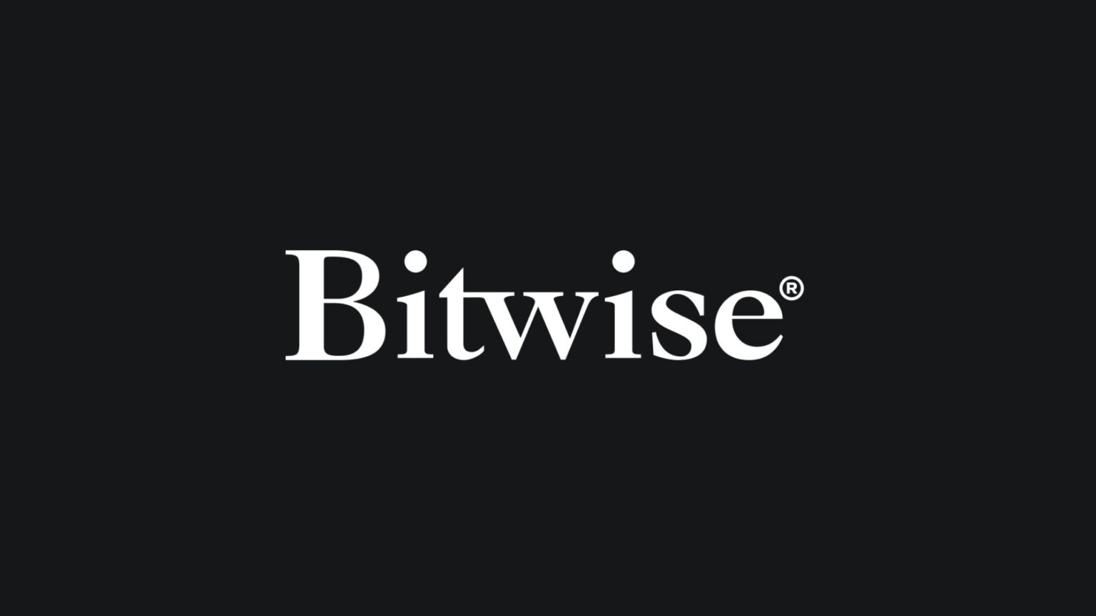 White “Bitwise®” wordmark centered on a dark charcoal background