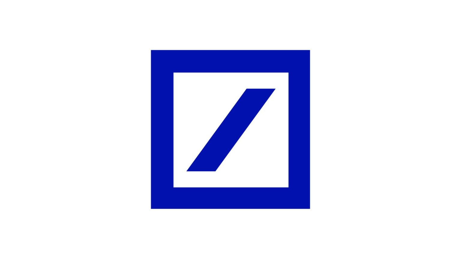 Deutsche Bank Crypto Custody Is Coming for European Institutions Blue Deutsche Bank logo centered on a plain white background