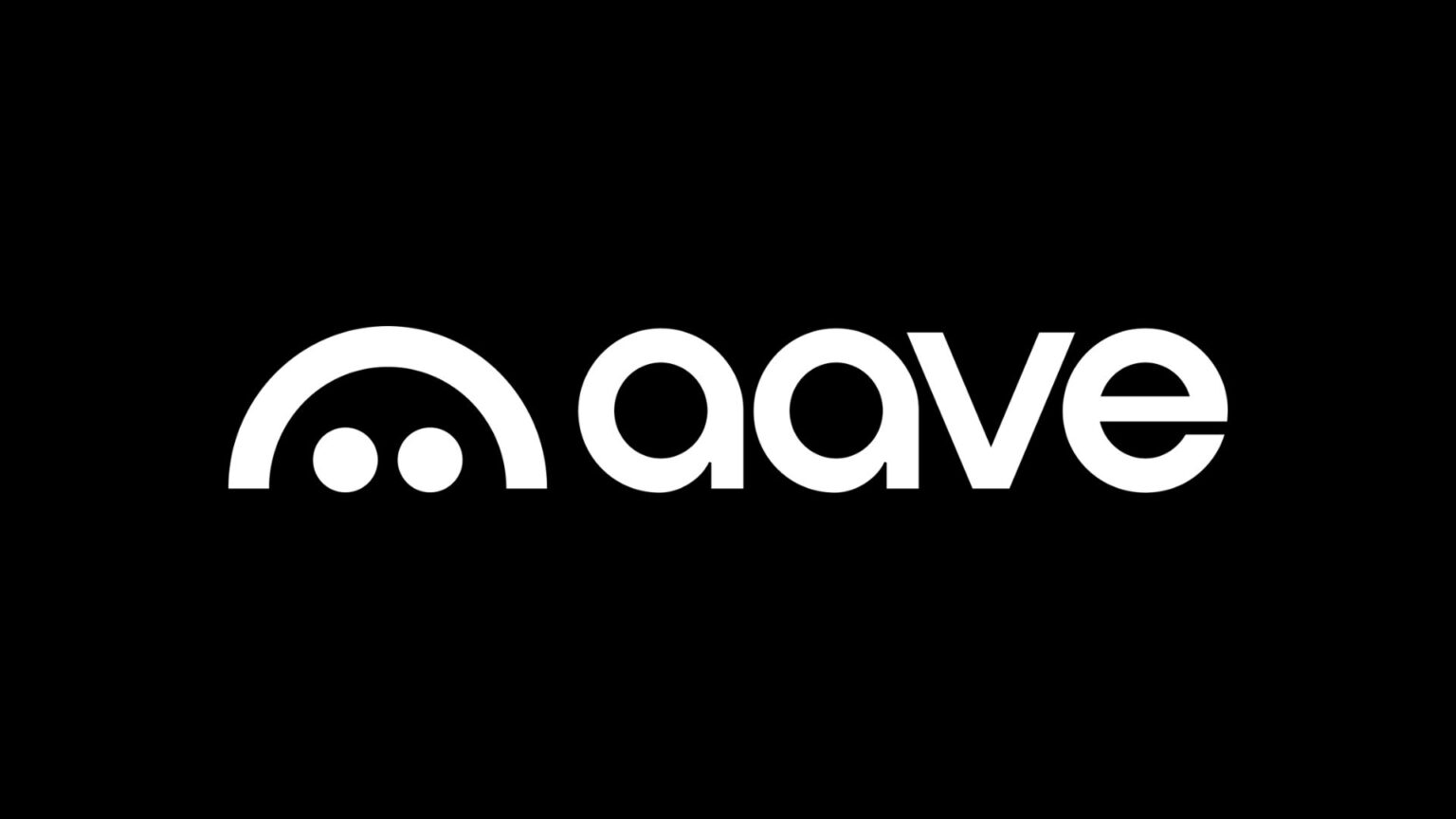 Aave V4 Is Closing In on $1 Billion in Deposits White Aave logo centered on a solid black background