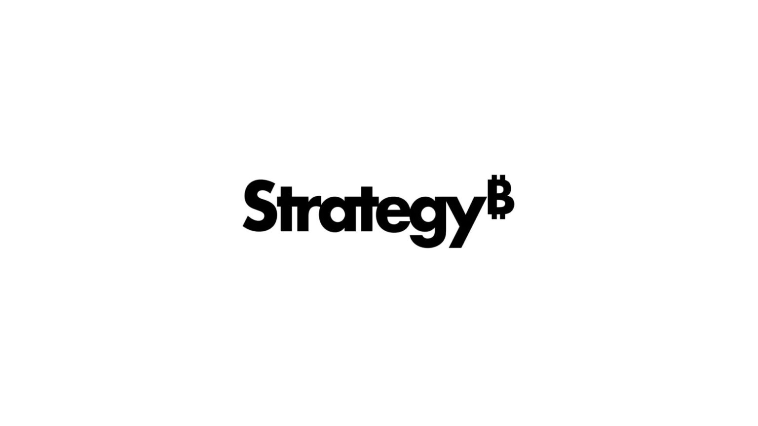 Black Strategy logo over a white background