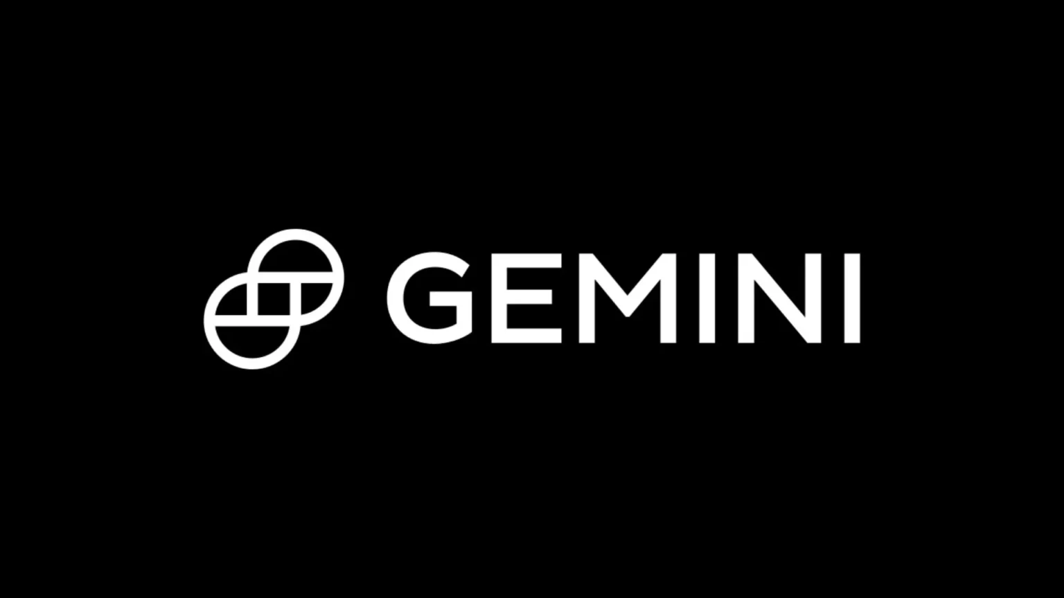 Gemini’s 80% Stock Drop Has Put the Crypto Platform Back in the Takeover Spotlight White Gemini logo on a black background