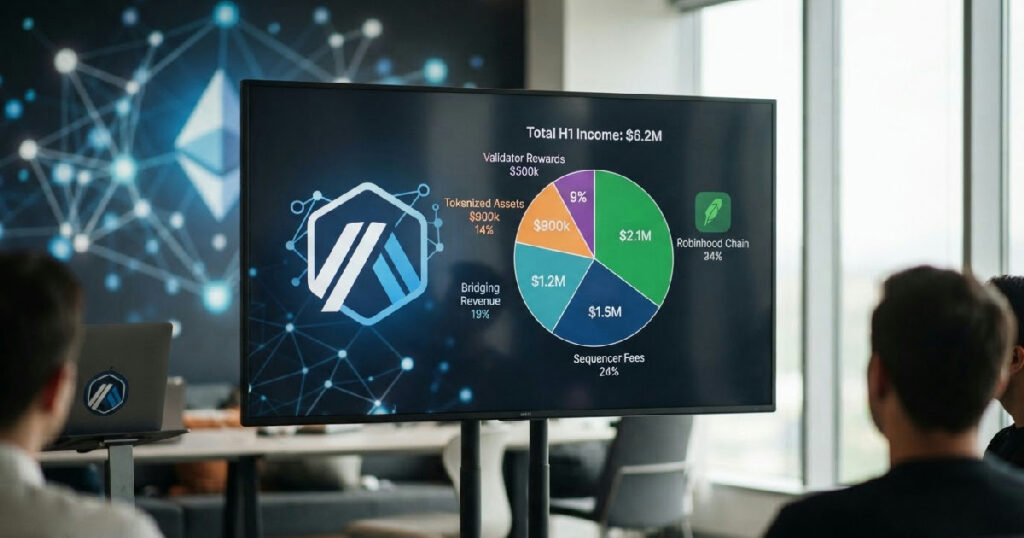 Arbitrum DAO income diversifies as Robinhood Chain drives new revenue