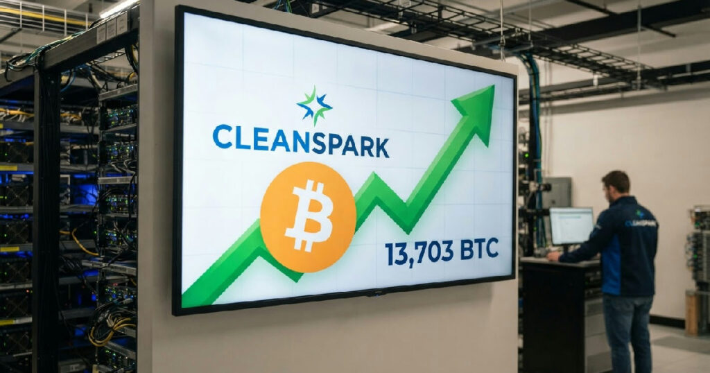 CleanSpark Inc Bitcoin Treasury Swells to 13,703 BTC